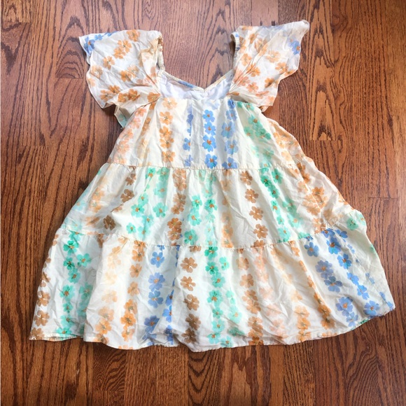 Zara Floral Tiered Dress - Picture 4 of 7